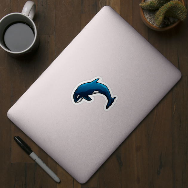 Killer Whale by Sticker Steve